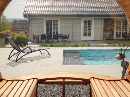 Vakantiehuis in de Ardennen met panoramische barrel sauna